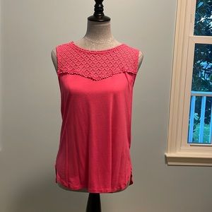 Lace front tank